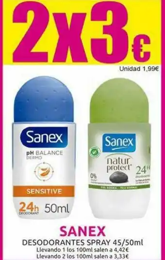 Sanex Desodorantes Spray 45/50ml