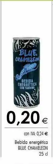Cash Ifa Bebida Energética Blue Chameleon 25cl oferta