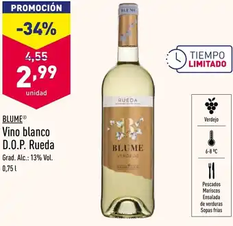 ALDI Blume Vino Blanco D.O.P Rueda oferta