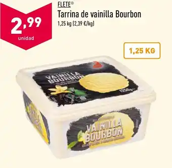 ALDI Flete Tarrina de vainilla Bourbon oferta