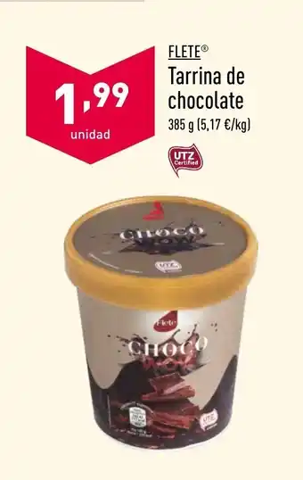 ALDI Flete Tarrina de chocolate oferta