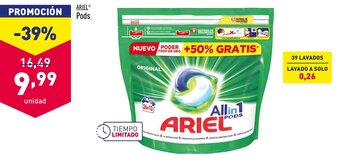 ALDI Ariel Pods oferta