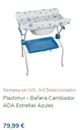 ToysRus Plastimyr - Bañera Cambiador ADA Estrellas Azules oferta