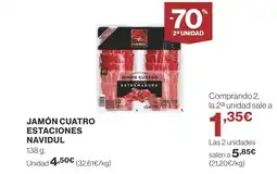 Supercor NAVIDUL Jamón cuatro estaciones oferta