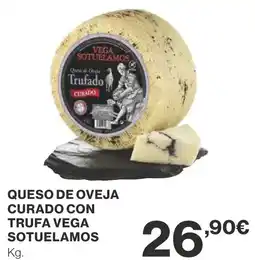 Supercor VEGA SOTUELAMOS Queso de oveja curado con trufa oferta