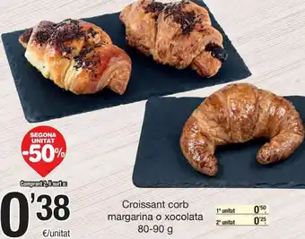 SPAR Croissant corb margarina o xocolata 80-90 g oferta