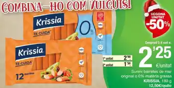 SPAR Surimi Barretes de Mar Original o 0% matèria grassa Krissia oferta