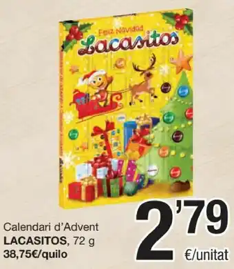 SPAR Lacasitos Calendari D'Advent 72 g oferta