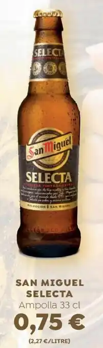 SPAR San Miguel Selecta Ampolla 33 cl oferta