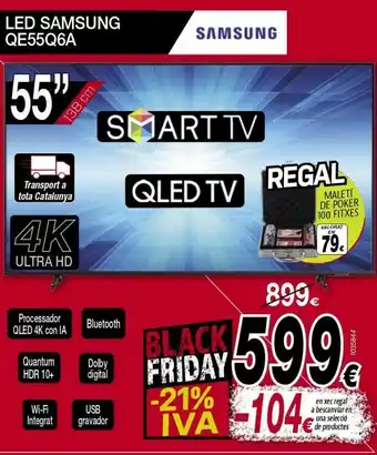 Bazar El Regalo Smart tv led 55'' samsung oferta
