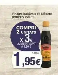Supermercats Jespac Vinagre borges oferta