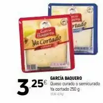Coviran Queso curado garcía baquero oferta