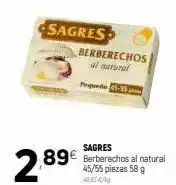 Coviran Berberechos sagres oferta