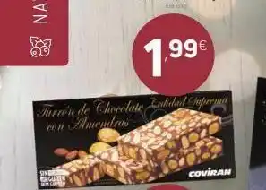 Coviran Turrón de chocolate oferta