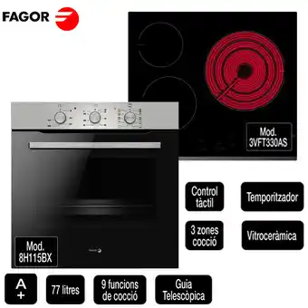 Bazar El Regalo Conjunt fagor placa + forn oferta