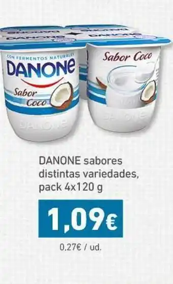 HiperDino Danone sabores distintas variedades pack 4 x 120g oferta
