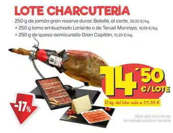 AhorraMas Lote charcuteria oferta