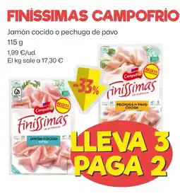 AhorraMas CAMPOFRIO Finissimas oferta