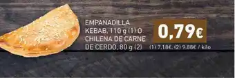 HiperDino Empanadila Kebab, 110g (1) o Chilena De Carne De Cerdo, 80g oferta
