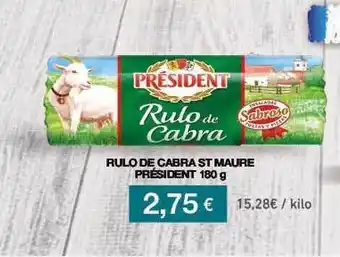 HiperDino Rulo De Cabra St Maure Président 180g oferta
