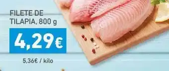 HiperDino Filete De Tilapia, 800g oferta