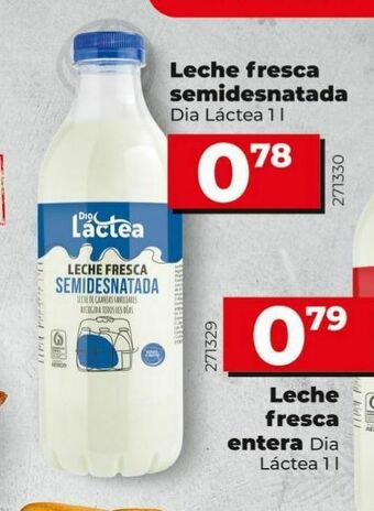 Dia Leche semidesnatada dia oferta