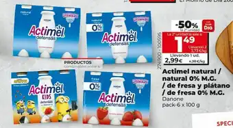Dia Actimel actimel oferta