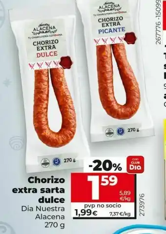 Dia Chorizo dulce dia oferta