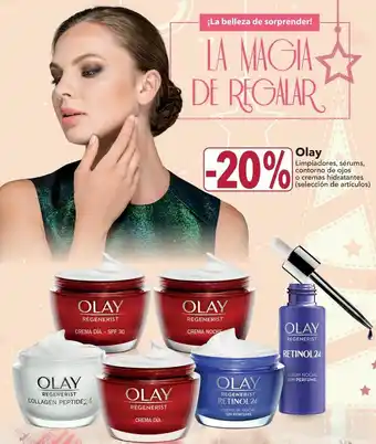 Clarel olay limpiadores, sérums, contorno de ojos o cremas hidratantes oferta