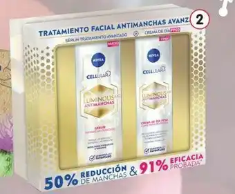 Nivea cellular pack luminous crema de día + sérum
