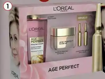 Clarel L'oréal pack golden age crema de día + tónico alisante y 2 ampollas faciales oferta