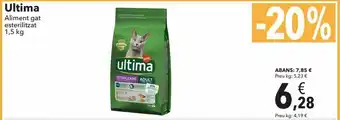 Clarel Última alimento gato esterilizado oferta