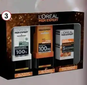 Clarel L'oréal cofre hydraenergetic men crema antifatiga + gel ducha oferta