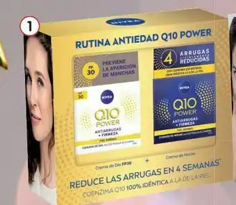 Clarel Nivea q10 pack facial crema de noche + crema de dia oferta