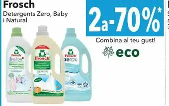 Clarel Frosch detergente zero, baby y natural oferta