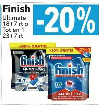 Clarel Finish ultimate o todo en 1 oferta