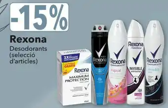 Clarel desodorantes rexona oferta