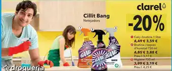 Clarel Limpiadores cillit bang cal y suciedad oferta
