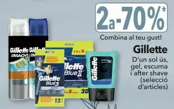 Clarel Desechables, gel, espuma y after shave gillette oferta