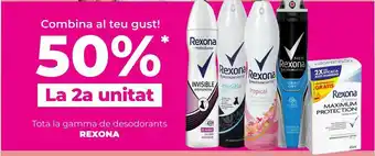 Clarel Toda la gama de desodorantes rexona oferta