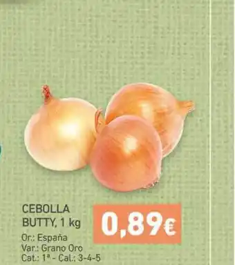 HiperDino Cebolla Butty, 1kg oferta