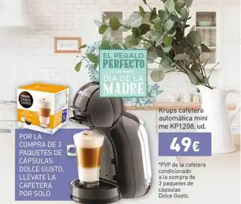 HiperDino Krups cafetera automática mini me Kp1208, ud oferta