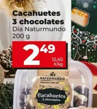 Dia Cacahuetes con chocolate oferta