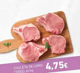HiperDino Chuleta De Lomo Cerdo, el kg oferta