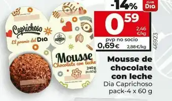 Dia Mousse de chocolate oferta