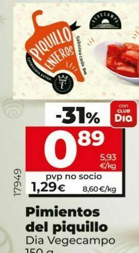La Plaza de DIA Pimientos del piquillo oferta