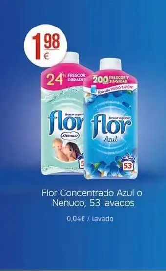 HiperDino Flor Concentrado Azul o Nenuco, 53 lavados oferta