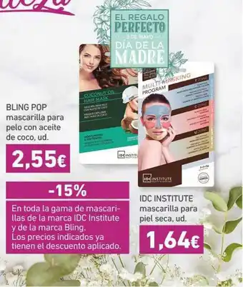 HiperDino Bling Pop mascarilla para pelo con aceite de coco ud oferta