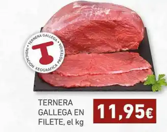 HiperDino Ternera Gallega En Filete, el kg oferta