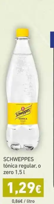 HiperDino Schweppes Tónica Regular O Zero 1.5 L oferta
